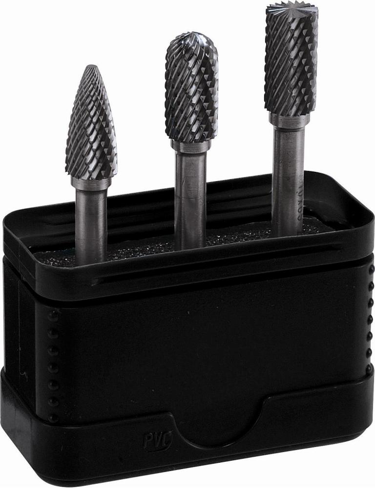 3 dílná sada karbidových technických fréz 10 mm